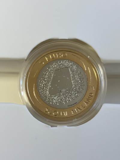 第196期拍卖 - 芬兰2022年曲棍球5欧双色纪念币