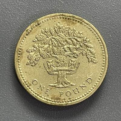 回流0405 - 英国1987年1英镑（英格兰橡树版）