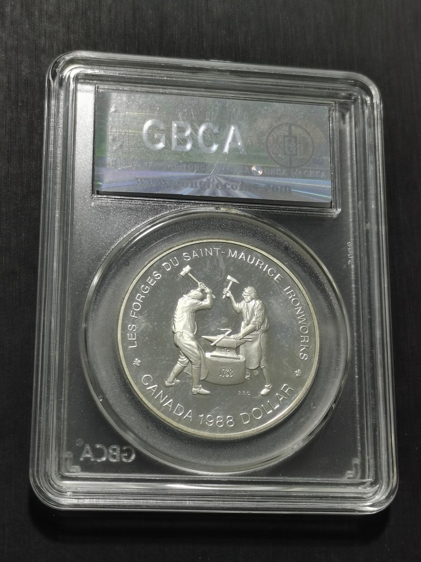 天下钱庄专场欢迎参拍 精制版加拿大1加元银币