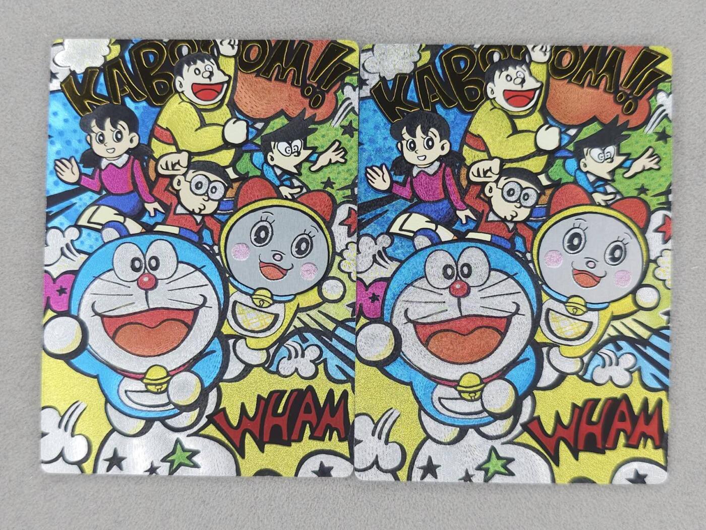 龙虎卡牌-八一场（满200元包邮，无佣金，每周六结拍，欢迎送拍） 粗闪2张 奇点 哆啦A梦 二宫