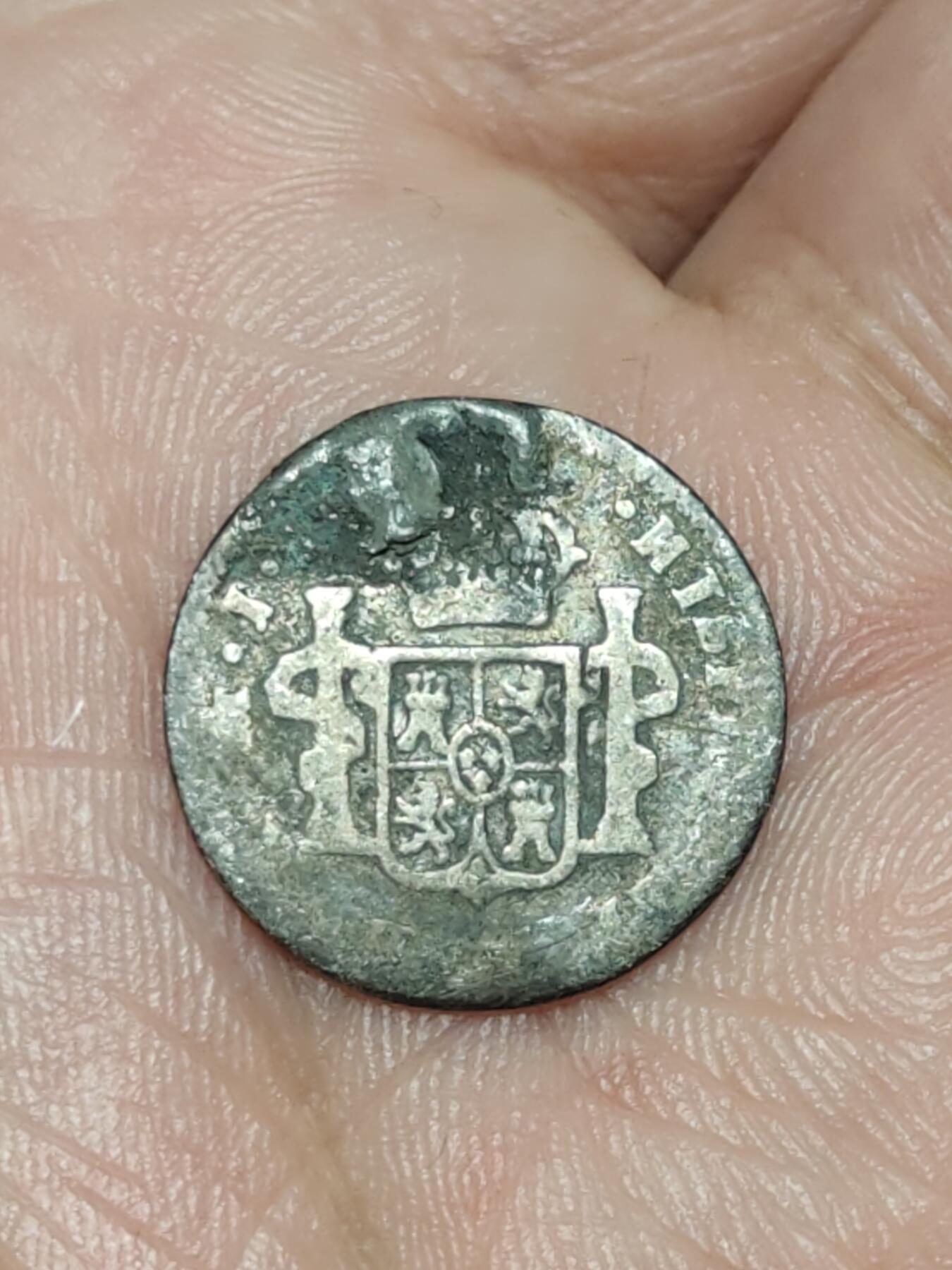 2026年第四十场(总第二百零九场）外国好品散币场(免佣金) 少见品种–西属危地马拉1817年1/2瑞尔银币(费尔南多七世时期，896高银)