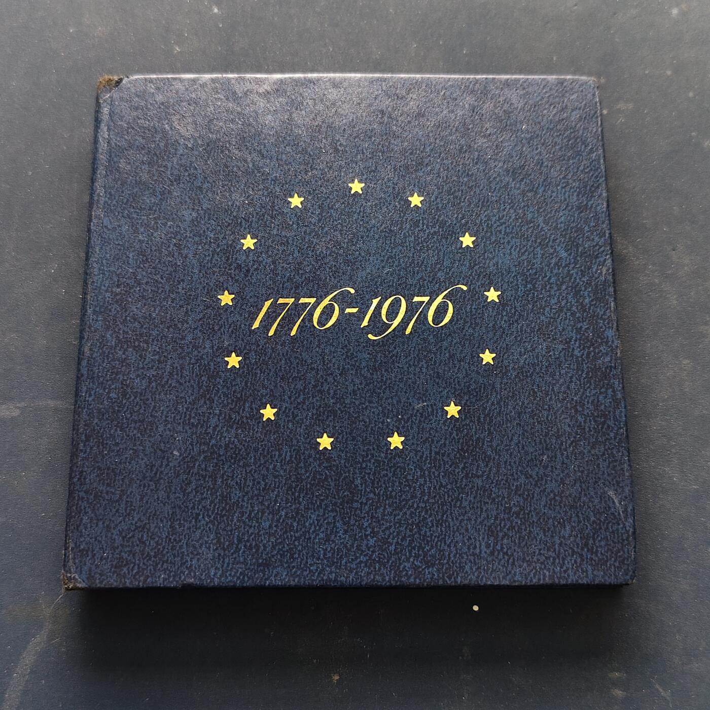 【全场包邮】纯粹捡漏拍519场 美国1976年独立200周年3枚全银精制纪念套币-盒证全