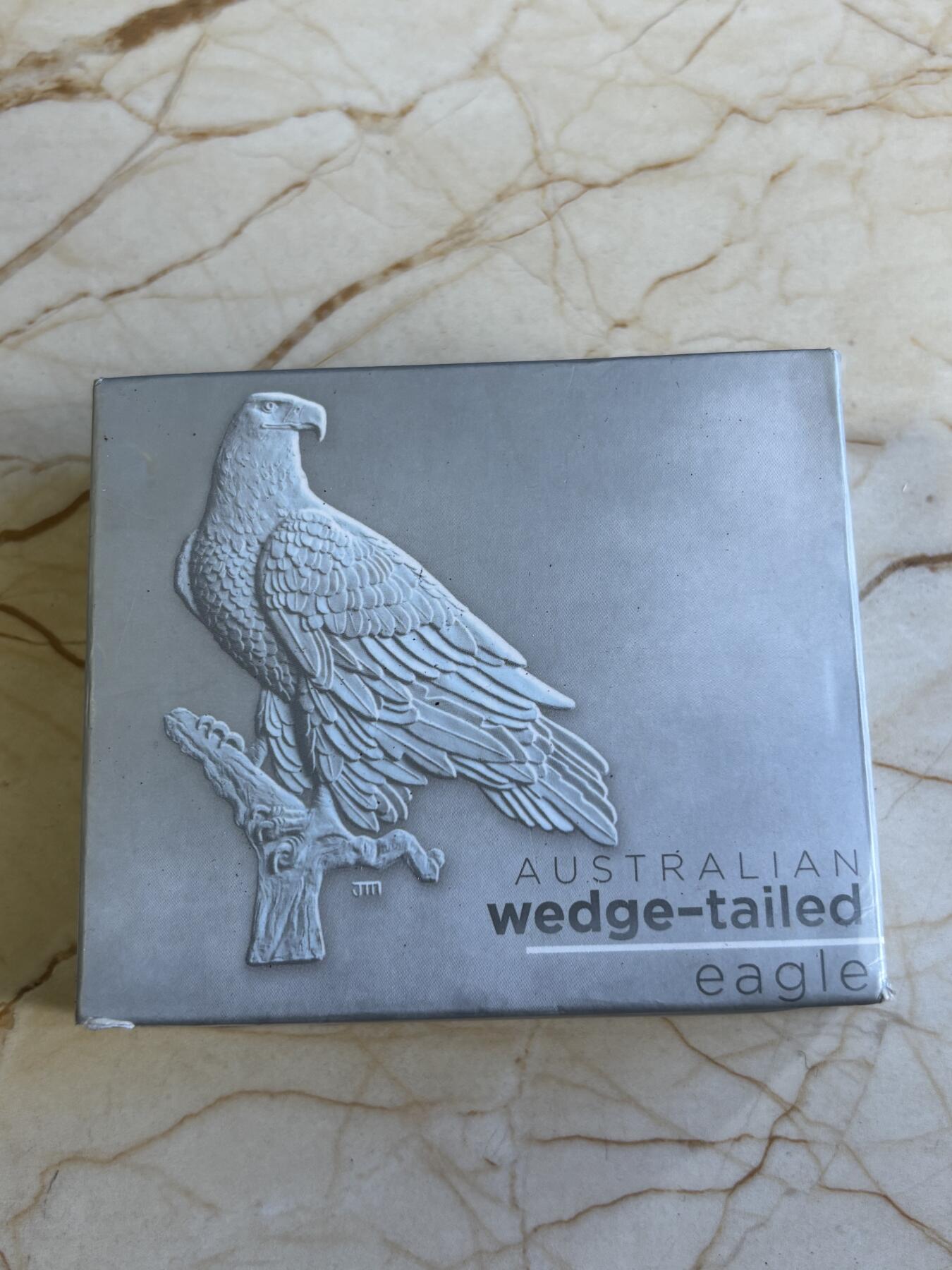 第196期拍卖 澳大利亚2016年楔尾鹰1盎司精制纪念银币，999银，发行5000枚