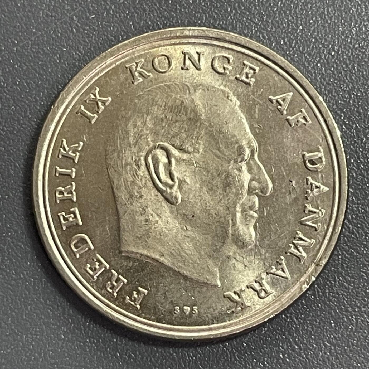 回流0405 丹麦1972年1克朗（Frederik IX版）