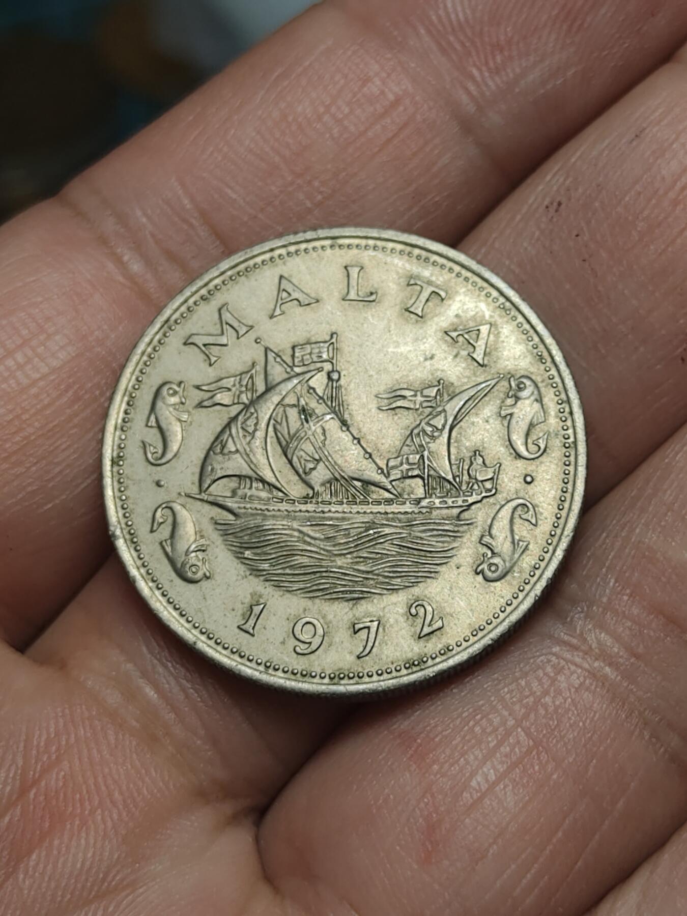 2026年第四十场(总第二百零九场）外国好品散币场(免佣金) 马耳他🇲🇹1972年10分(第一套流通硬币首发年)