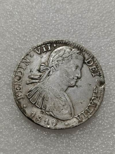 天下钱庄专场欢迎参拍 - 斐迪南七世老双柱银币