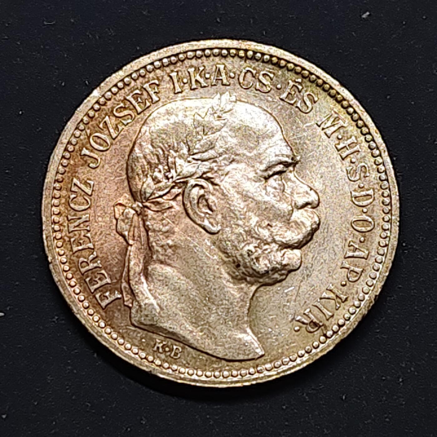 【全场包邮】纯粹捡漏拍518场 匈牙利奥匈帝国1915年弗朗兹·约瑟夫一世1科罗娜银币【23毫米5克83.5%】