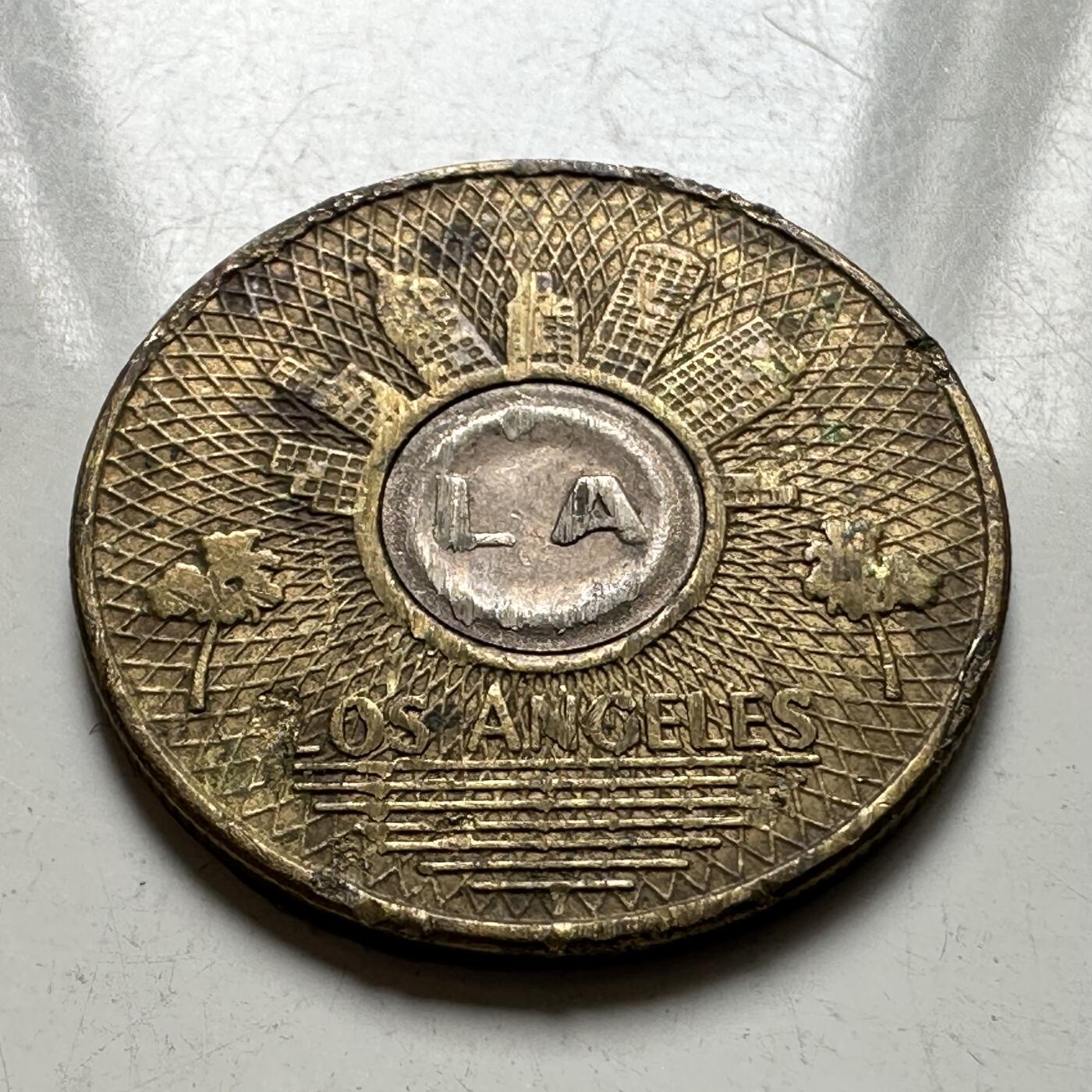 🌹外币初藏🌹🐯2026年第37场   每周二四六晚8️⃣点 接代拍 美国洛杉矶 双金属 1次基础票价 公交地铁Token（代用币）