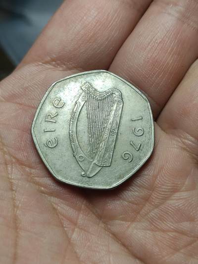 2026年第四十场(总第二百零九场）外国好品散币场(免佣金) - 爱尔兰🇮🇪1976年50便士(共和国时期第二套)