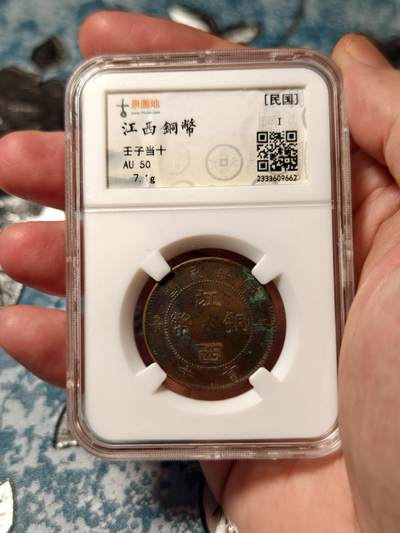 抚柳草堂-第二十二期章牌钱币  奖章勋章 满百包邮 放漏专场 - 民国 江西铜币 壬子九星 名誉品种 古泉园地au50