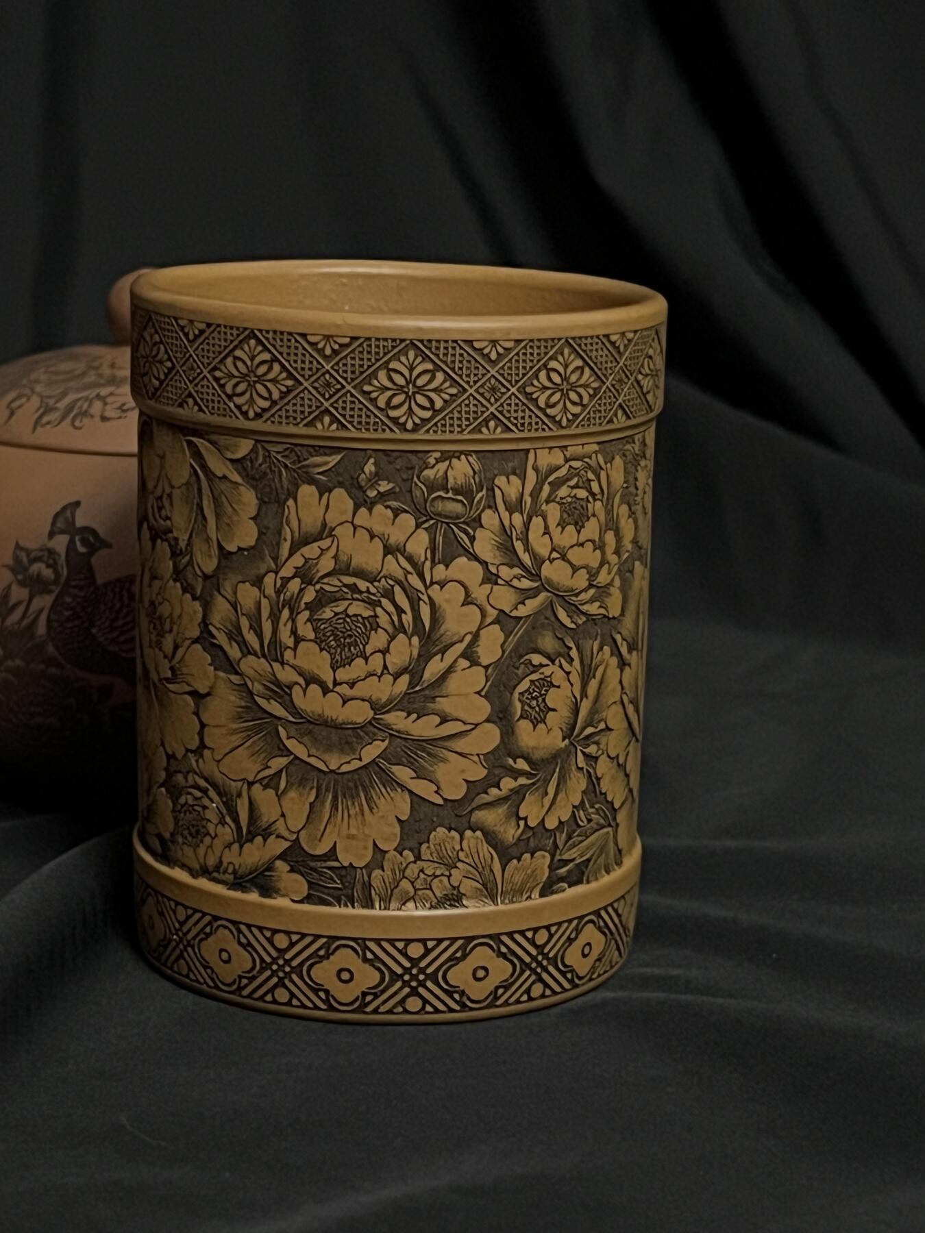 零元拍：原矿紫砂梨皮朱泥西施+主人杯（250CC左右）