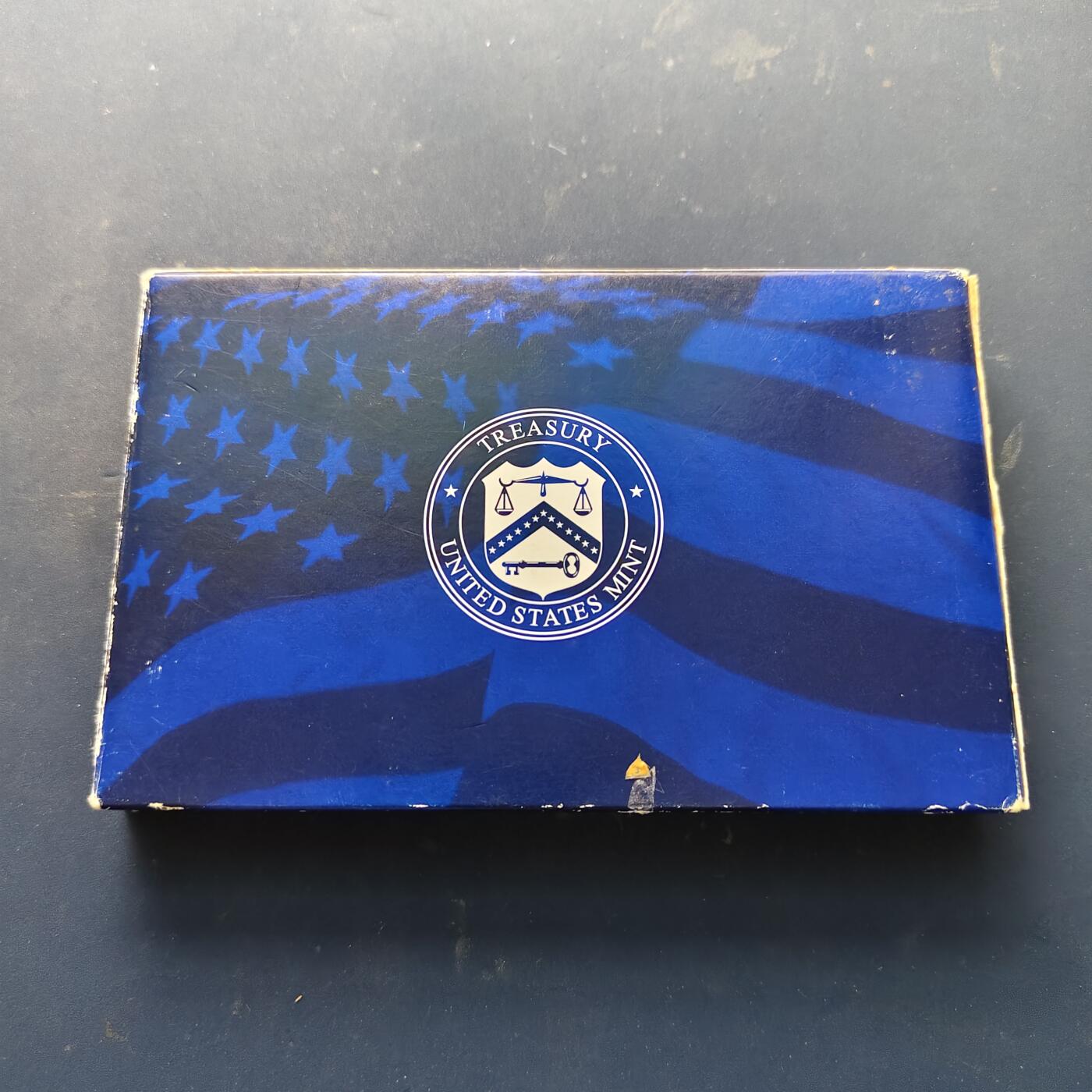 【全场包邮】纯粹捡漏拍519场 美国2003年官方封装精制套币（流通币一盒+州币一盒）-原盒无证书