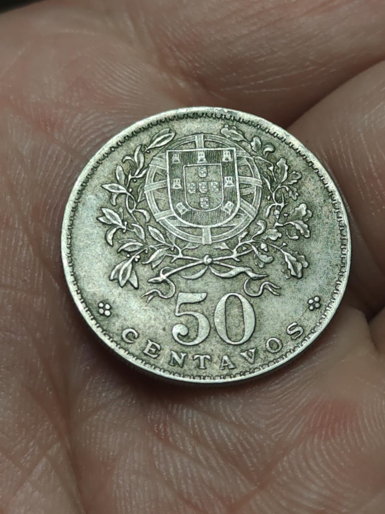 2026年第四十场(总第二百零九场）外国好品散币场(免佣金) 葡萄牙🇵🇹1968年50分(共和国时期第四套，关门年)