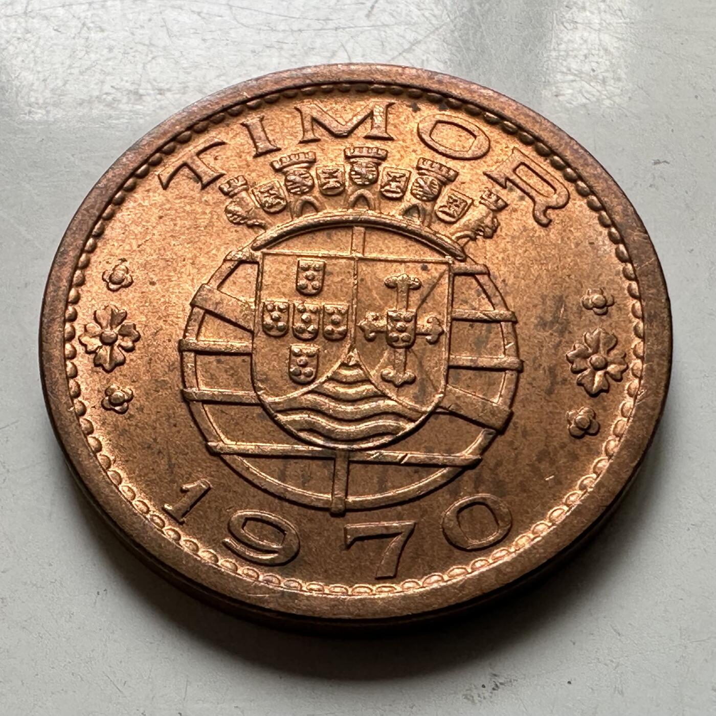 🌹外币初藏🌹🐯2026年第37场   每周二四六晚8️⃣点 接代拍 葡属东帝汶1970年50分 