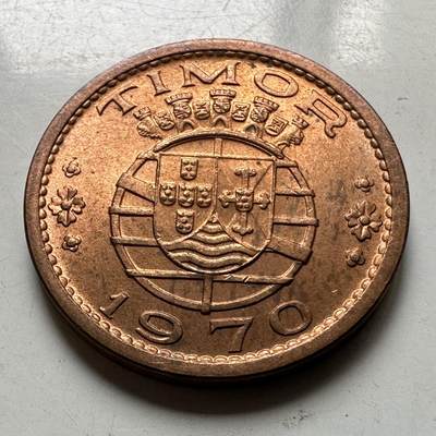 🌹外币初藏🌹🐯2026年第37场   每周二四六晚8️⃣点 接代拍 - 葡属东帝汶1970年50分 