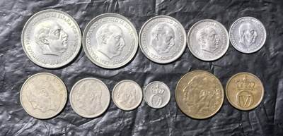 北京马甸外国币专卖第149期，外国币专场，陆续上拍，欢迎关注 - 西班牙，挪威各一套