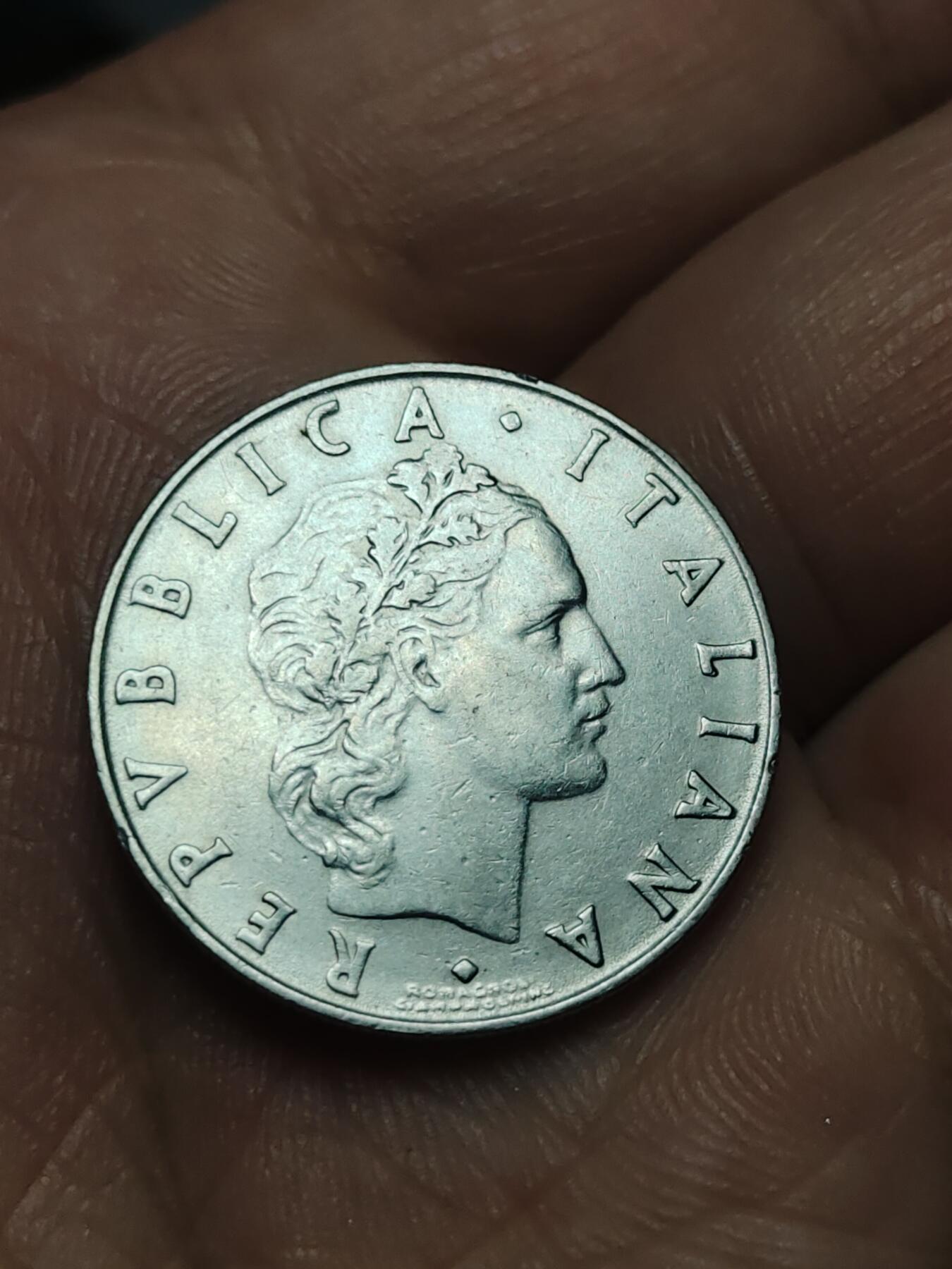 2026年第四十场(总第二百零九场）外国好品散币场(免佣金) 早起年份–意大利🇮🇹1955年50里拉(共和国时期第一版)