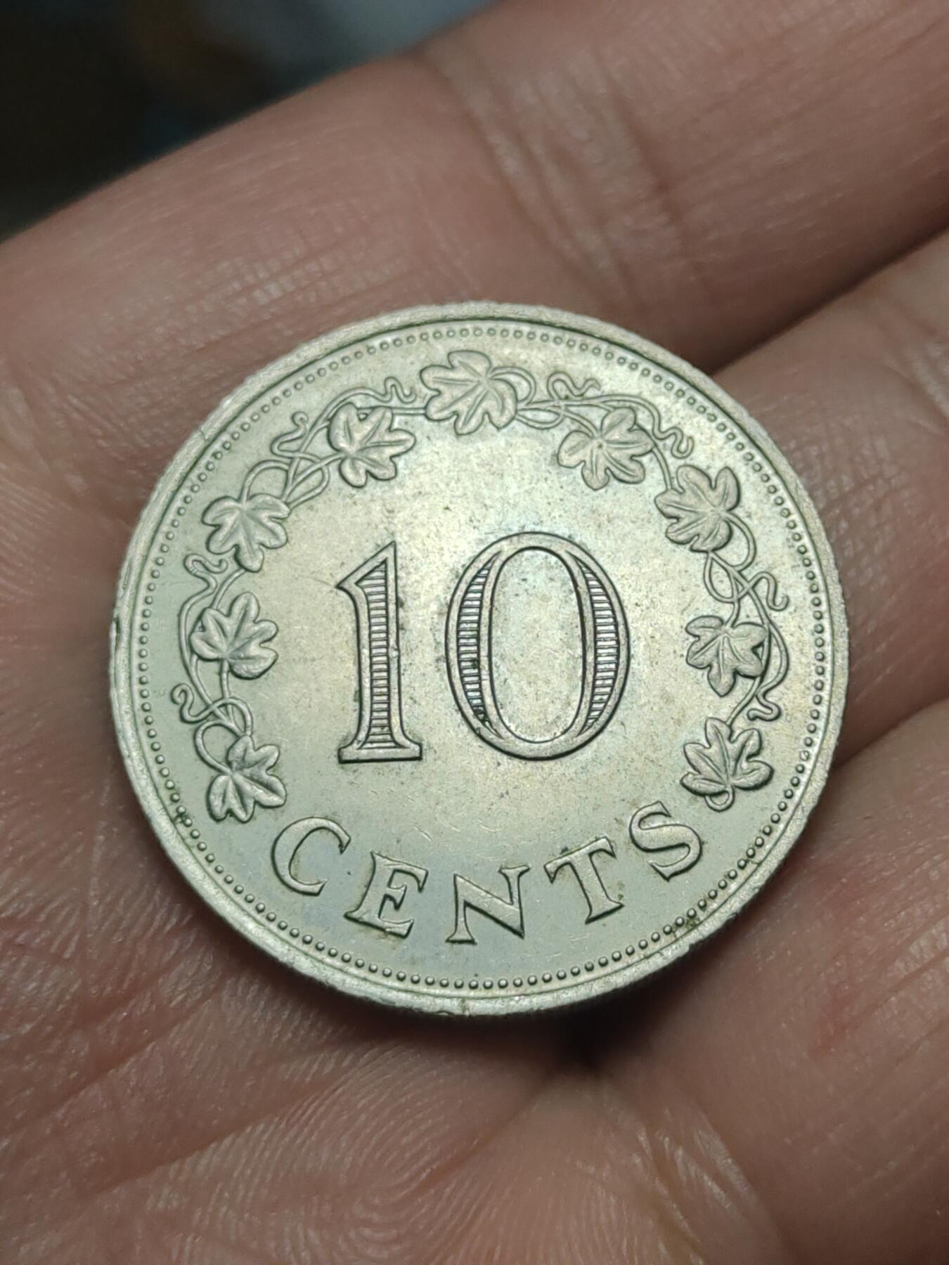 2026年第四十场(总第二百零九场）外国好品散币场(免佣金) 马耳他🇲🇹1972年10分(第一套流通硬币首发年)