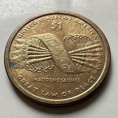 🌹外币初藏🌹🐯2026年第37场   每周二四六晚8️⃣点 接代拍 - 美国 2010年 萨卡加维亚 和平法主题 1美元