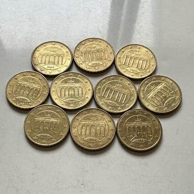 🌹外币初藏🌹🐯2026年第37场   每周二四六晚8️⃣点 接代拍 - 德国 10欧分 10枚组