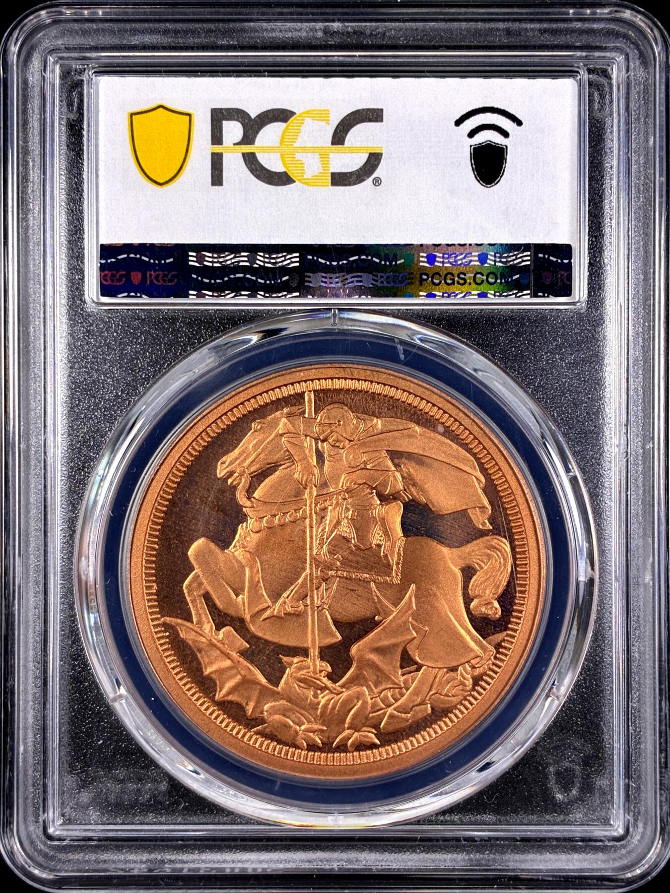 【雨安】【直播拍卖】【第0131期-评级币章】2026-04-04 周六 19:30 (金价1060, 银价18.08)  [评级欧洲] Great Britain 英国 1克朗 1911年 乔治五世 X#94b 精制 PCGS-PR67 精制币