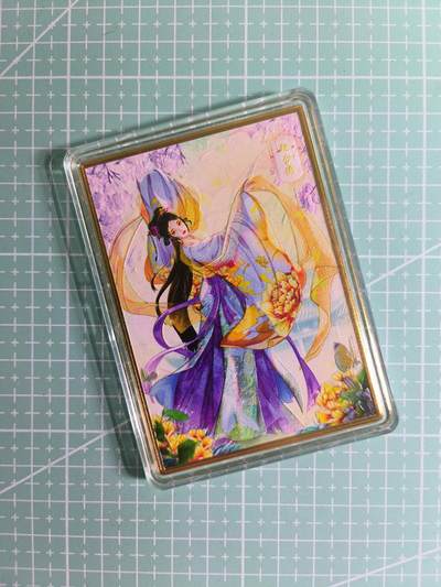 C先生卡牌 第26期 持续收拍品中…零手续费代拍 - 【金属卡】燎原文化×玲姐《解语花》赵合德 编号302 