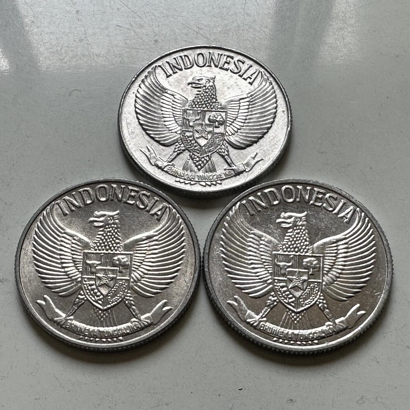 🌹外币初藏🌹🐯2026年第37场   每周二四六晚8️⃣点 接代拍 印尼50仙铝币3枚