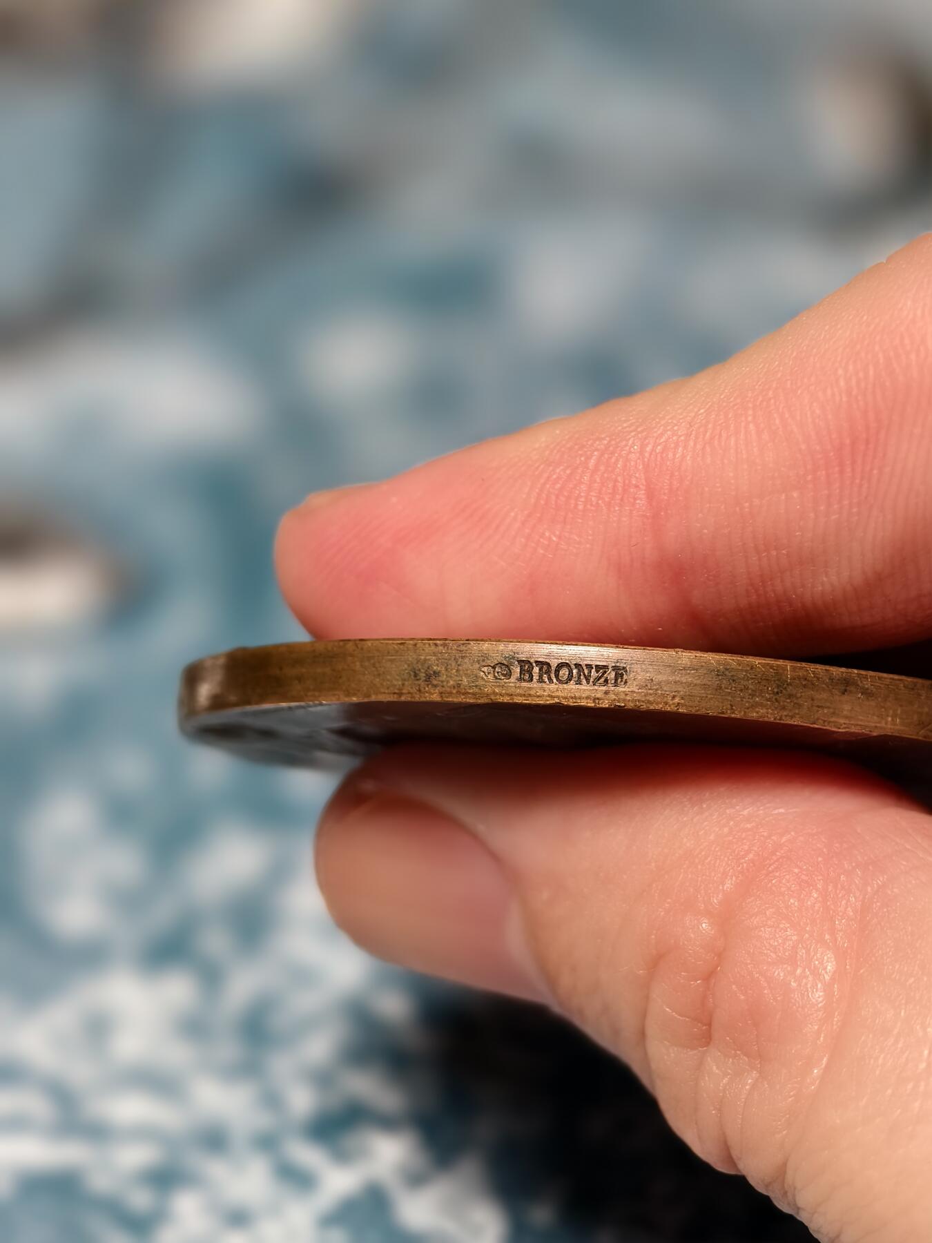 抚柳草堂-第二十二期章牌钱币  奖章勋章 满百包邮 放漏专场 1903法国农业部地区农业竞赛大铜章  章牌大师阿尔菲·杜布瓦作品     直径50mm  重量59.5g  实发版