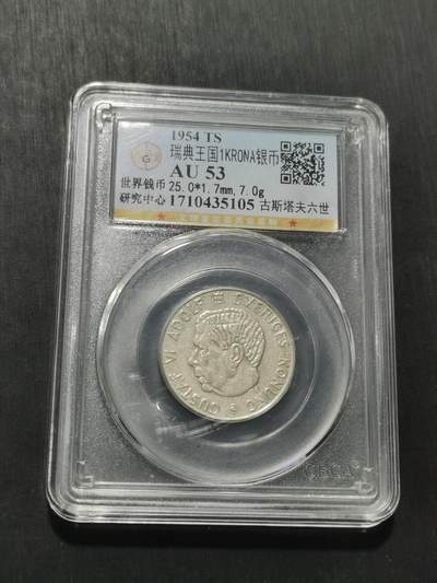 天下钱庄专场欢迎参拍 - 瑞典1克朗银币