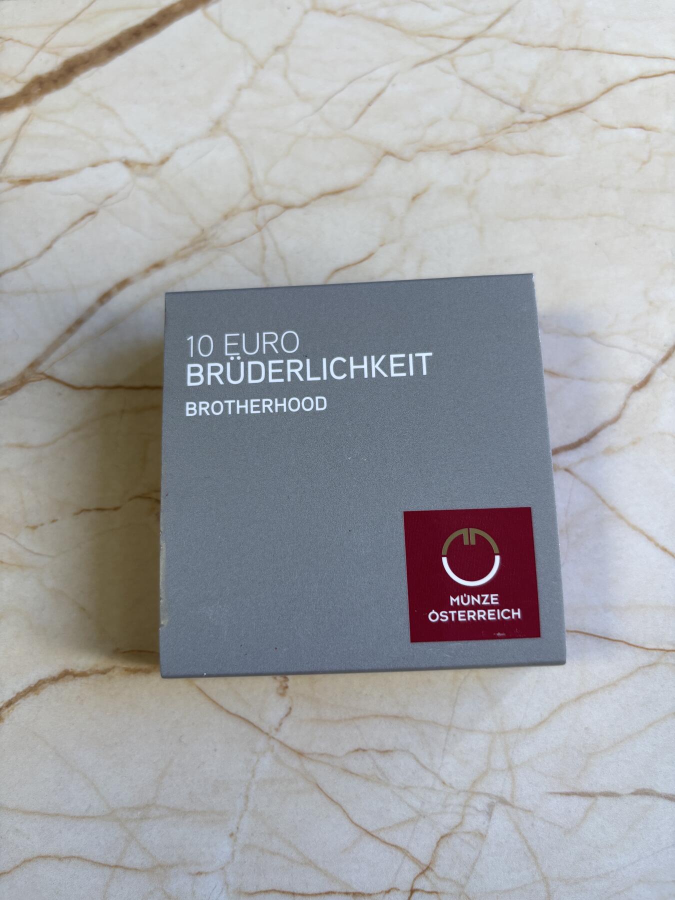 第196期拍卖 奥地利2021年骑士传说系列5兄弟友情精制纪念银币，925银，16.82克，发行30000枚