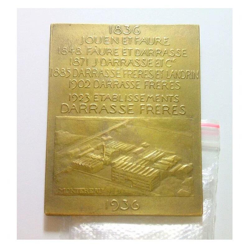 【艺术】法国艺术大章1936年 医学家达拉斯高浮雕精制超大铜章 62×50MM