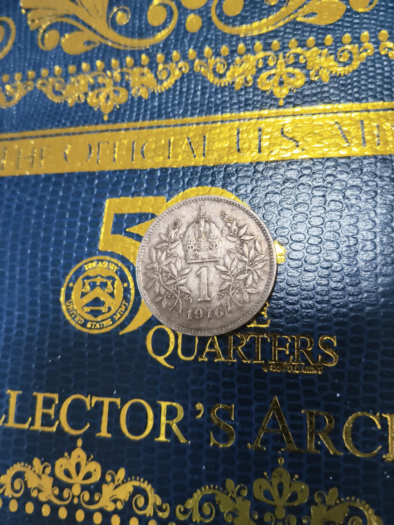 长老汇马年精选第十五场拍卖 1916奥地利约瑟夫一世1科罗纳银币，5克835银（2）