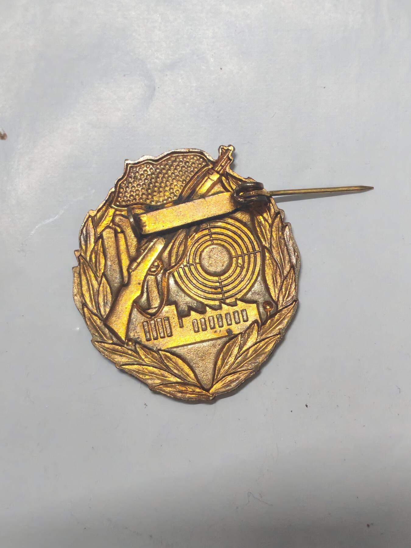 韵星假日军品类拍卖第51期  -- Rimey Holidays Militaria Auction 51 民主德国金级工战队射击技能证章