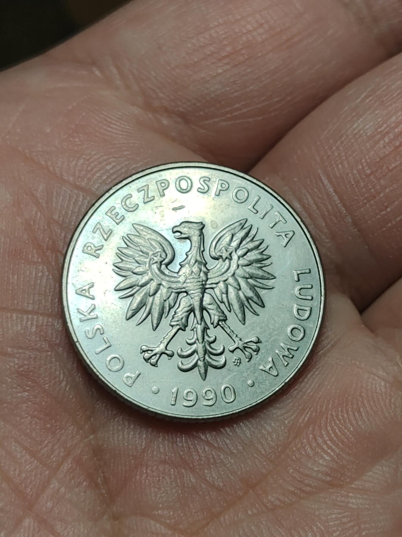 2026年第四十场(总第二百零九场）外国好品散币场(免佣金) 波兰🇵🇱1990年20兹罗提(第三套流通硬币第四版，缩小尺寸版，关门年仅发行2年)