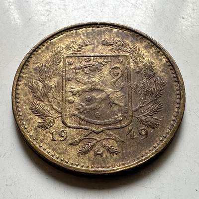 🌹外币初藏🌹🐯2026年第37场   每周二四六晚8️⃣点 接代拍 - 芬兰1949年五马克