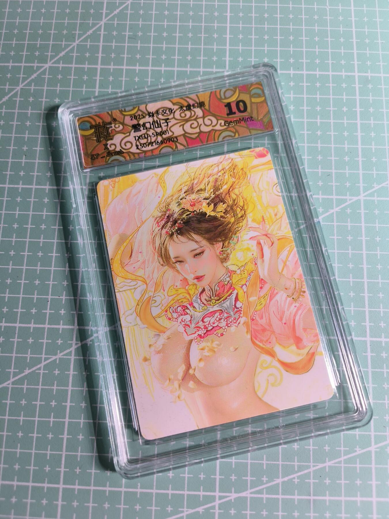 C先生卡牌 第26期 持续收拍品中…零手续费代拍 【普卡】焱卡文化×刷子《人间传》警幻仙子 近景大头卡 10G