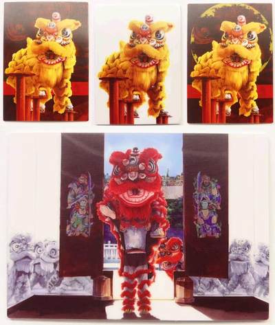 马年 第二期（持续收拍，送拍联系我哦） - 香山文创 醒狮 一套4张
