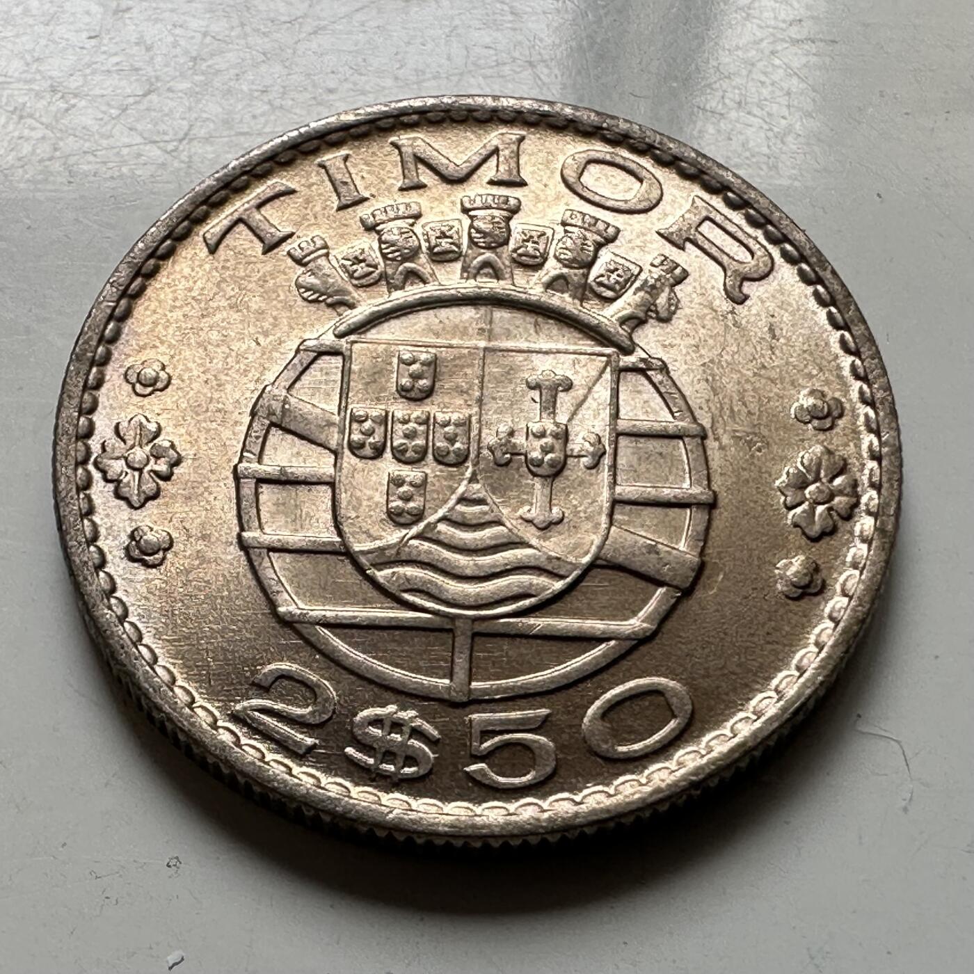 🌹外币初藏🌹🐯2026年第37场   每周二四六晚8️⃣点 接代拍 葡属东帝汶1970年2.5埃斯库多