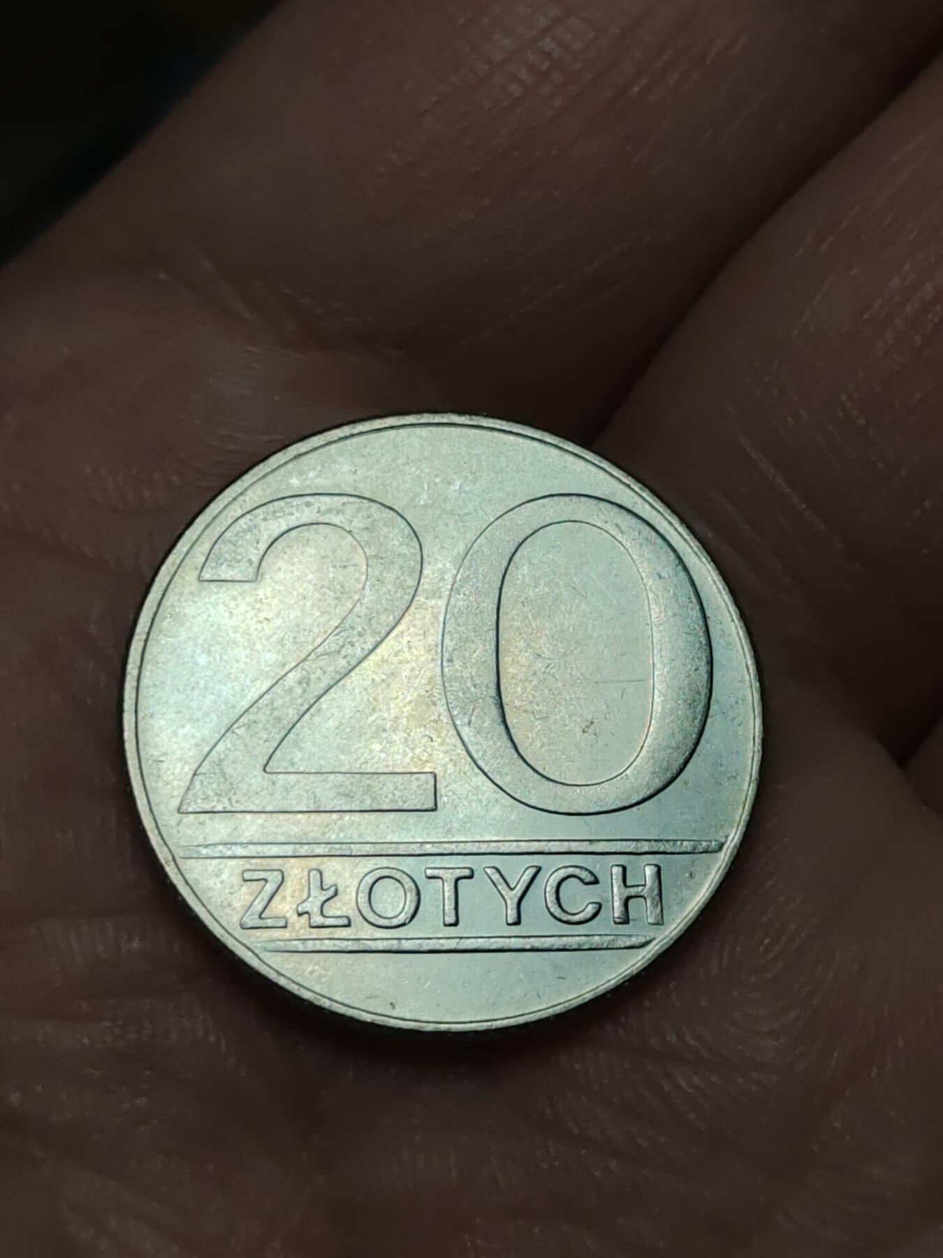 2026年第四十场(总第二百零九场）外国好品散币场(免佣金) 波兰🇵🇱1990年20兹罗提(第三套流通硬币第四版，缩小尺寸版，关门年仅发行2年)