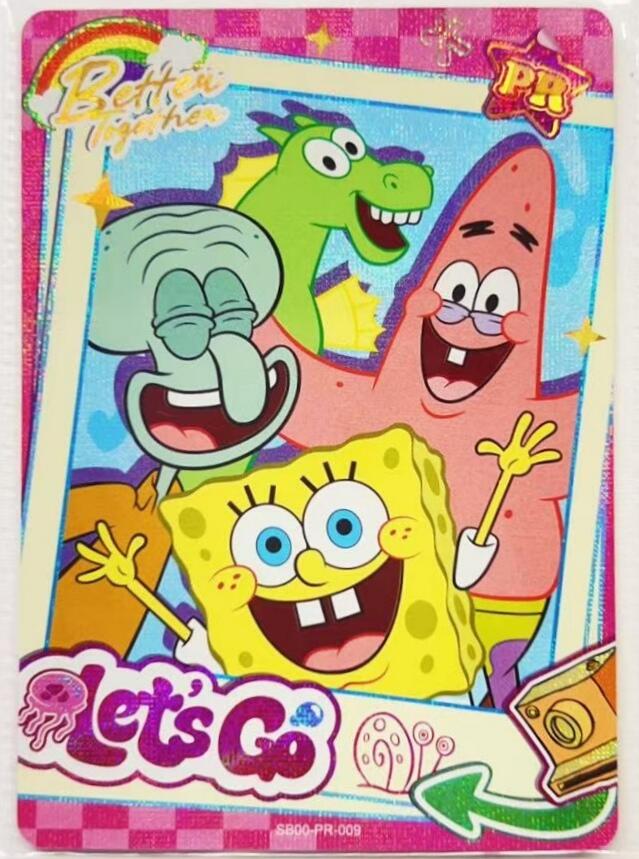 马年 第二期（持续收拍，送拍联系我哦） 【原膜】卡游海绵宝宝Let's Go PR卡 SB00-PR-009