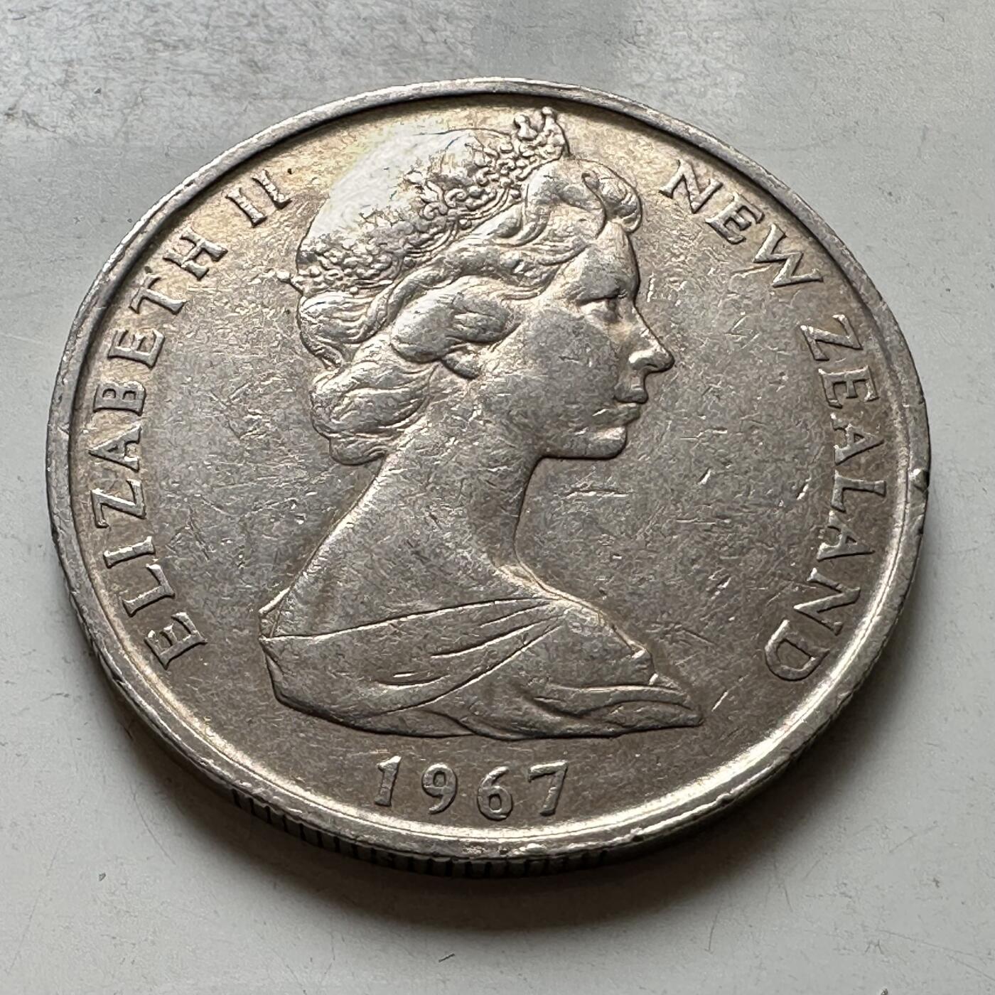 🌹外币初藏🌹🐯2026年第37场   每周二四六晚8️⃣点 接代拍 新西兰1967年50分