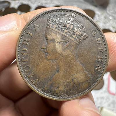 中外钱币 - 极美品！香港一仙，1965年，稀少年份，不要错过！