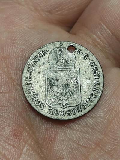 2026年第四十场(总第二百零九场）外国好品散币场(免佣金) - 打孔–奥地利帝国1849单年份6克鲁泽银币(弗朗茨·约瑟夫一世第二版，A标维也纳造，438银)