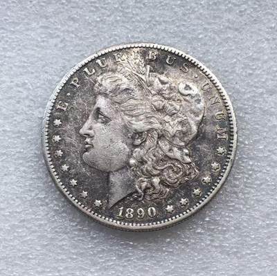 世界钱币专场拍卖 每周二开拍 - 1890年美国摩根女神一美元银币