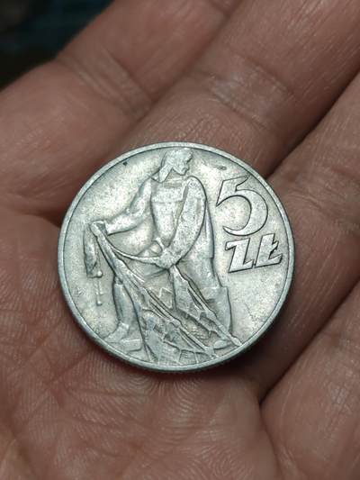 2026年第四十场(总第二百零九场）外国好品散币场(免佣金) - 波兰🇵🇱1960年5兹罗提(第三套流通硬币第一版，早期无标版)