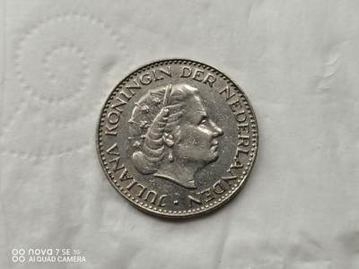 银币 - 1967年荷兰1盾银币