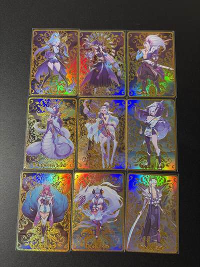 NO.29 好又多金牌大场，每周一站式配齐，方便凑单！（卖家送拍0抽成！周6晚9点截拍！） - 玩卡秀卡牌 莲华一套9张 金彩