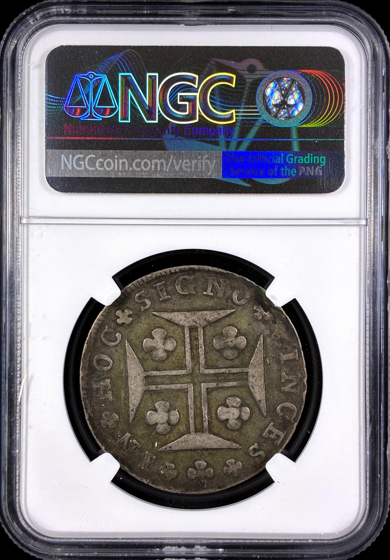 【雨安】【直播拍卖】【第0131期-评级币章】2026-04-04 周六 19:30 (金价1060, 银价18.08)  [评级欧洲] Portugal 葡萄牙 400瑞斯 KM#0331 (1802-1816) 若昂摄政王 1814年  NGC-XF40