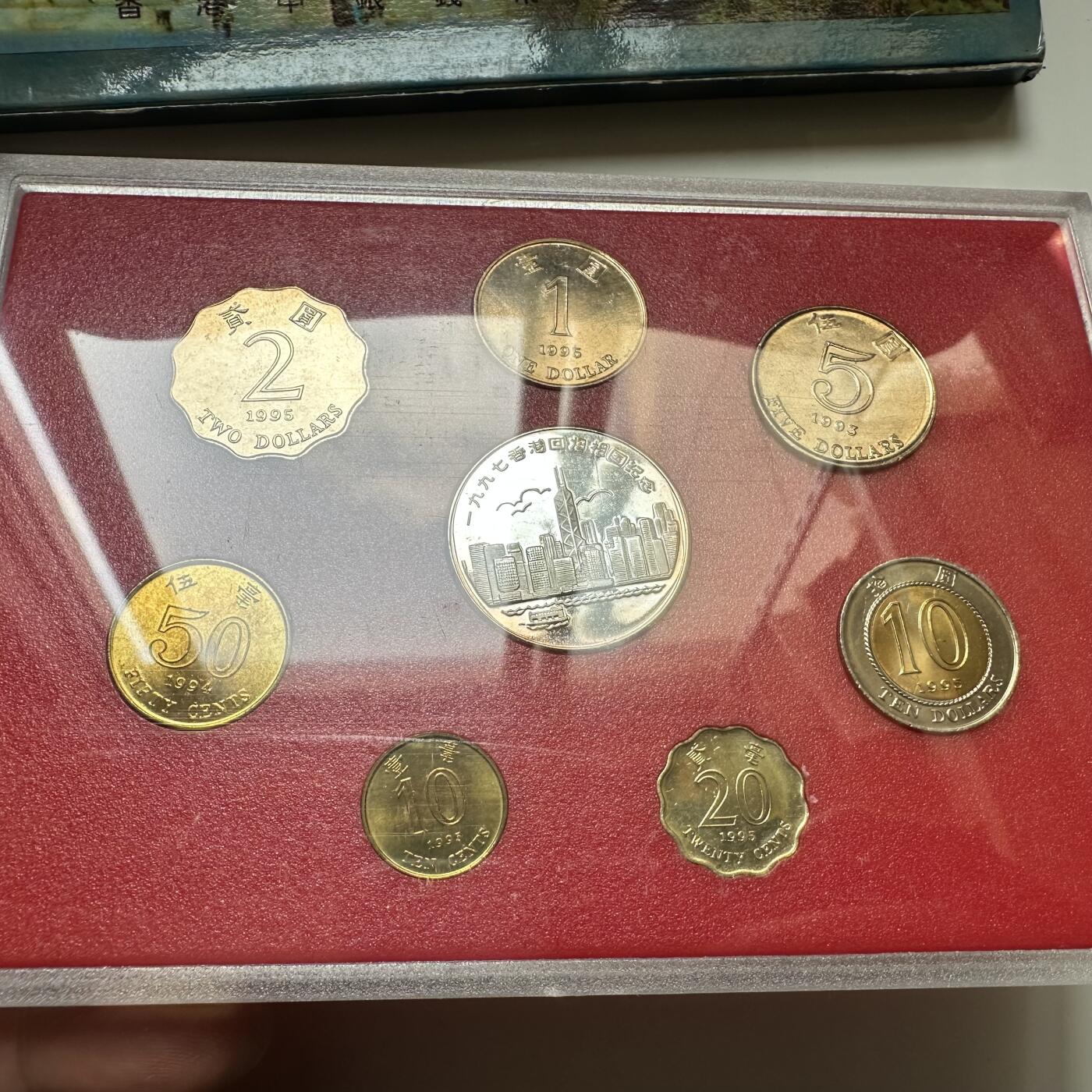 🌹外币初藏🌹🐯2026年第37场   每周二四六晚8️⃣点 接代拍 香港回归紫荆花套币 a