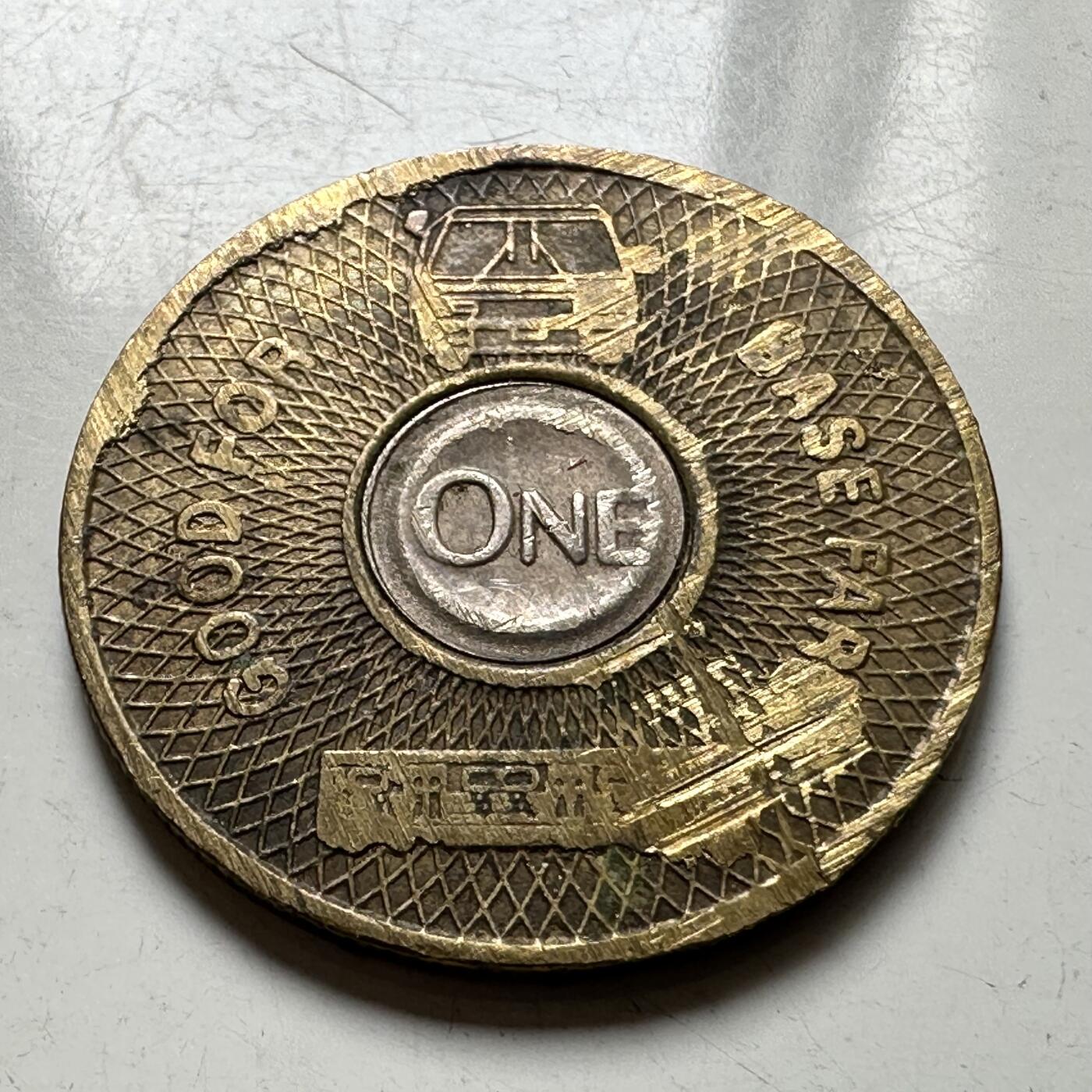 🌹外币初藏🌹🐯2026年第37场   每周二四六晚8️⃣点 接代拍 美国洛杉矶 双金属 1次基础票价 公交地铁Token（代用币）